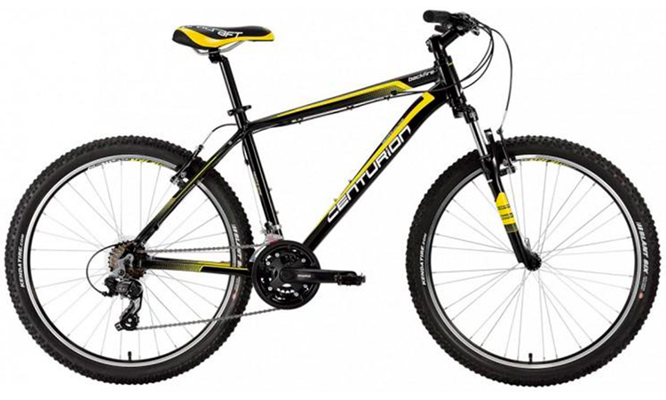 Велосипед Centurion Backfire Comp M2 26" 2015, размер L, черно-желтый